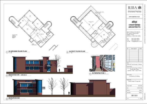 Drawing 2 - Conference Building