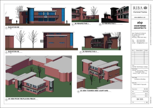 Drawing 2 - Conference Building